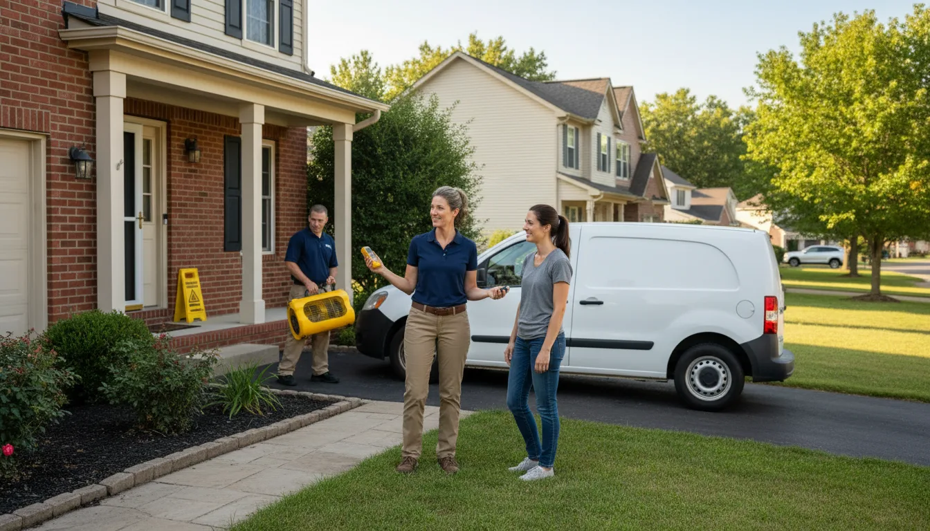 Water restoration image for Dehumidification And Cleanup Services in Carthage, TN